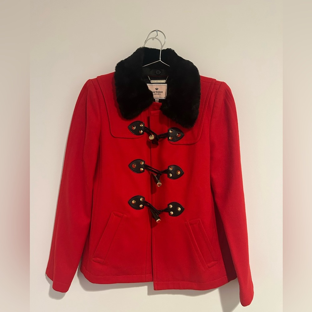 Mid 2000s Red Juicy Couture Coat